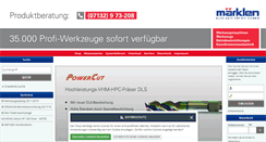 Desktop Screenshot of maerklen.de