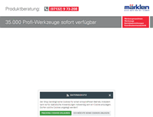 Tablet Screenshot of maerklen.de